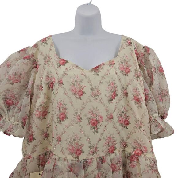 NTW Jessakae Amelia Dress Hand Embellished in Rhinestones - Picture 3 of 10